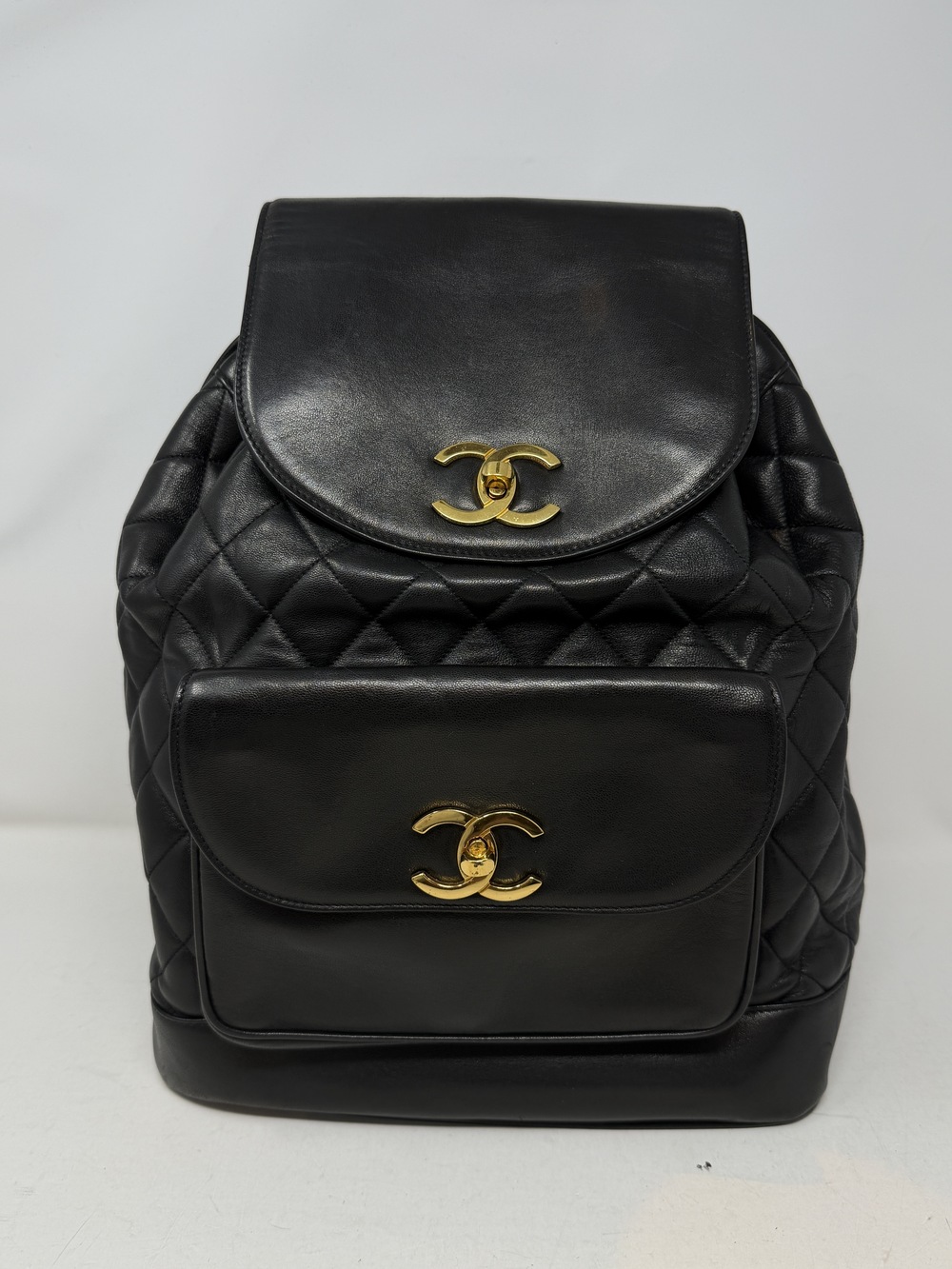Chanel Timeless Double Coco Lambskin Backpack